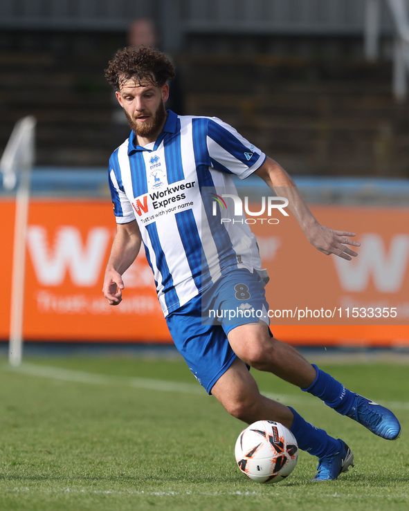 Anthony Mancini of Hartlepool United during the Vanarama National League match between Hartlepool United and Braintree Town at Victoria Park...