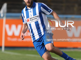 Anthony Mancini of Hartlepool United during the Vanarama National League match between Hartlepool United and Braintree Town at Victoria Park...