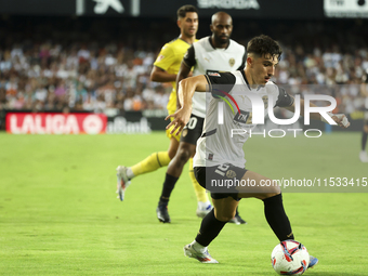 Diego Lopez of Valencia CF during the La Liga match between Valencia CF and Villarreal CF at Mestalla Stadium in Valencia, Spain, on August...