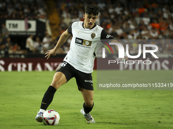 Diego Lopez of Valencia CF during the La Liga match between Valencia CF and Villarreal CF at Mestalla Stadium in Valencia, Spain, on August...