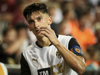 Pepelu, Jose Luis Garcia Vaya, of Valencia CF, during the La Liga match between Valencia CF and Villarreal CF at Mestalla Stadium in Valenci...