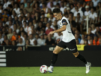 Pepelu, Jose Luis Garcia Vaya, of Valencia CF, during the La Liga match between Valencia CF and Villarreal CF at Mestalla Stadium in Valenci...