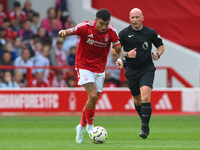 Morgan Gibbs-White of Nottingham Forest during the Premier League match between Nottingham Forest and Wolverhampton Wanderers at the City Gr...