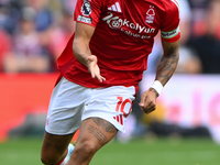 Morgan Gibbs-White of Nottingham Forest gestures for the ball during the Premier League match between Nottingham Forest and Wolverhampton Wa...