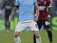 Nicolo Rovella of S.S. Lazio is in action during the Serie A match between Lazio and Milan at Stadio Olimpico in Rome, Italy, on August 31,...