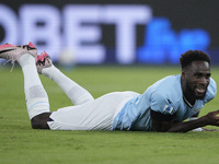 Boulaye Dia of S.S. Lazio is in action during the Serie A match between Lazio and Milan at Stadio Olimpico in Rome, Italy, on August 31, 202...