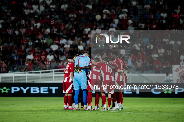 Aris FC Limassol invites Olympiacos Piraeus FC for a friendly match at AlfaMega Stadium in Limassol, Cyprus, on August 10, 2024 