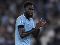 Boulaye Dia of S.S. Lazio reacts during the Serie A match between Lazio and Milan at Stadio Olimpico in Rome, Italy, on August 31, 2024. (