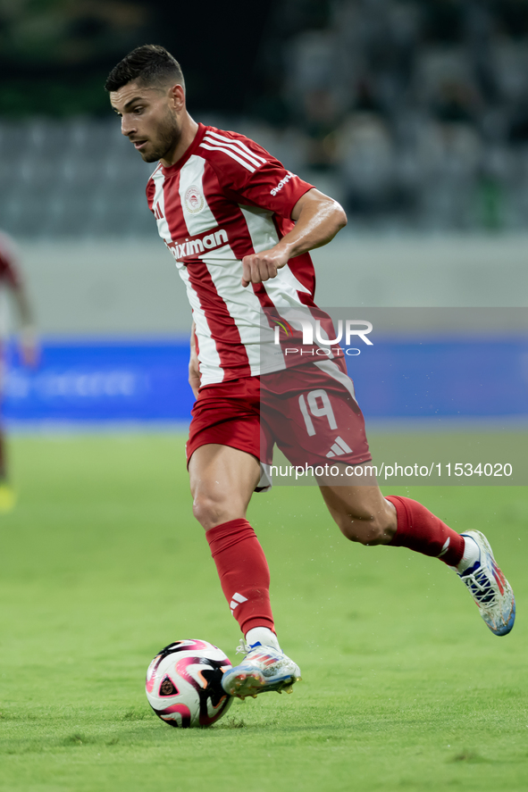 Aris FC Limassol invites Olympiacos Piraeus FC for a friendly match at AlfaMega Stadium in Limassol, Cyprus, on August 10, 2024 