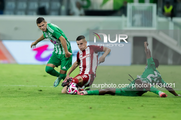 Aris FC Limassol invites Olympiacos Piraeus FC for a friendly match at AlfaMega Stadium in Limassol, Cyprus, on August 10, 2024 