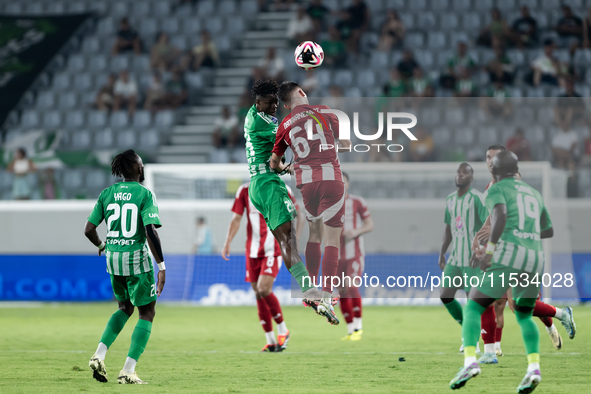 Aris FC Limassol invites Olympiacos Piraeus FC for a friendly match at AlfaMega Stadium in Limassol, Cyprus, on August 10, 2024 