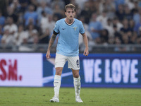 Nicolo Rovella of S.S. Lazio looks on during the Serie A match between Lazio and Milan at Stadio Olimpico in Rome, Italy, on August 31, 2024...