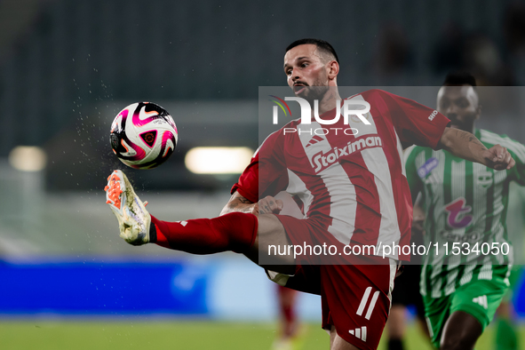 Aris FC Limassol invites Olympiacos Piraeus FC for a friendly match at AlfaMega Stadium in Limassol, Cyprus, on August 10, 2024 