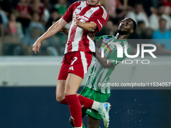 Aris FC Limassol invites Olympiacos Piraeus FC for a friendly match at AlfaMega Stadium in Limassol, Cyprus, on August 10, 2024 (