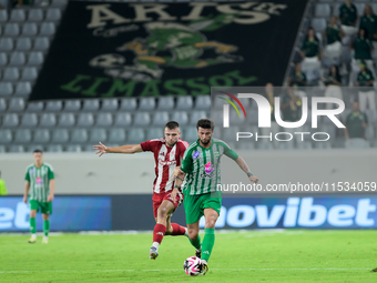 Aris FC Limassol invites Olympiacos Piraeus FC for a friendly match at AlfaMega Stadium in Limassol, Cyprus, on August 10, 2024 (