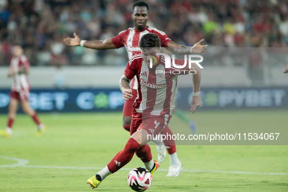 Aris FC Limassol invites Olympiacos Piraeus FC for a friendly match at AlfaMega Stadium in Limassol, Cyprus, on August 10, 2024 