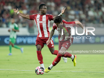 Aris FC Limassol invites Olympiacos Piraeus FC for a friendly match at AlfaMega Stadium in Limassol, Cyprus, on August 10, 2024 (