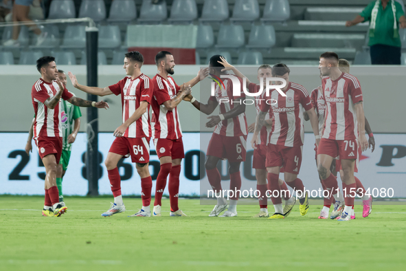 Aris FC Limassol invites Olympiacos Piraeus FC for a friendly match at AlfaMega Stadium in Limassol, Cyprus, on August 10, 2024 