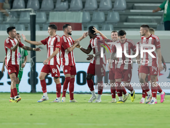 Aris FC Limassol invites Olympiacos Piraeus FC for a friendly match at AlfaMega Stadium in Limassol, Cyprus, on August 10, 2024 (