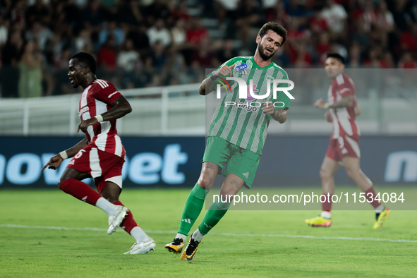 Aris FC Limassol invites Olympiacos Piraeus FC for a friendly match at AlfaMega Stadium in Limassol, Cyprus, on August 10, 2024 