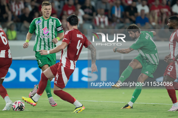 Aris FC Limassol invites Olympiacos Piraeus FC for a friendly match at AlfaMega Stadium in Limassol, Cyprus, on August 10, 2024 