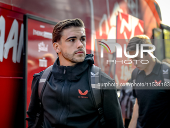 FC Twente player Bart van Rooij during the match Utrecht vs. Twente at Stadium Galgenwaard for the Dutch Eredivisie 4th round season 2024-20...