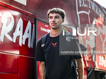 FC Twente player Youri Regeer during the match Utrecht - Twente at the Stadium Galgenwaard for the Dutch Eredivisie 4th round season 2024-20...