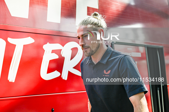 FC Twente goalkeeper Lars Unnerstall during the match Utrecht - Twente at the Stadium Galgenwaard for the Dutch Eredivisie 4th round season...