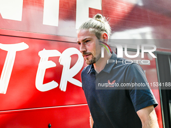 FC Twente goalkeeper Lars Unnerstall during the match Utrecht - Twente at the Stadium Galgenwaard for the Dutch Eredivisie 4th round season...