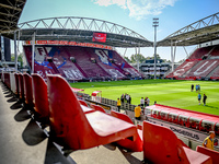 Overview of the stadium during the match Utrecht - Twente at the Stadium Galgenwaard for the Dutch Eredivisie 4th round season 2024-2025 in...