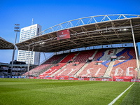 Overview of the stadium during the match Utrecht - Twente at the Stadium Galgenwaard for the Dutch Eredivisie 4th round season 2024-2025 in...