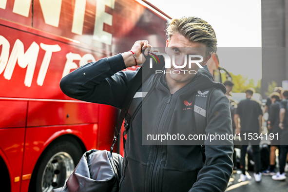 FC Twente player Sem Steijn during the match Utrecht vs. Twente at Stadium Galgenwaard for the Dutch Eredivisie 4th round season 2024-2025 i...