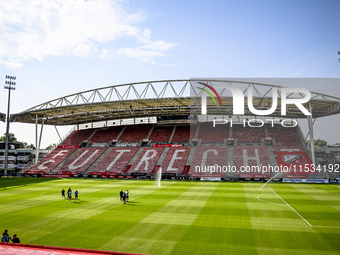 Overview of the stadium during the match Utrecht - Twente at the Stadium Galgenwaard for the Dutch Eredivisie 4th round season 2024-2025 in...