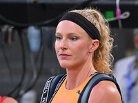 Sandi Morris (USA) competes in Pole Vault Women during the IAAF Wanda Diamond League: Golden Gala Pietro Mennea at Olympic Stadium in Rome,...