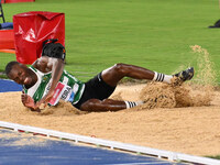 Tiago Pereira (POR) competes in Triple Jump Men during the IAAF Wanda Diamond League: Golden Gala Pietro Mennea at Olympic Stadium in Rome,...