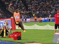 Lazaro MARTINEZ (CUB) competes in Triple Jump Men during the IAAF Wanda Diamond League: Golden Gala Pietro Mennea at Olympic Stadium in Rome...