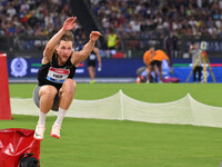 Max HEss (GER) competes in Triple Jump Men during the IAAF Wanda Diamond League: Golden Gala Pietro Mennea at Olympic Stadium in Rome, Italy...