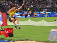 Andrea Dallavalle (ITA) competes in Triple Jump Men during the IAAF Wanda Diamond League: Golden Gala Pietro Mennea at Olympic Stadium in Ro...