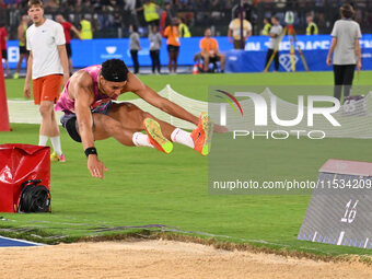 Almir DOS SANTOS (BRA) competes in Triple Jump Men during the IAAF Wanda Diamond League: Golden Gala Pietro Mennea at Olympic Stadium in Rom...