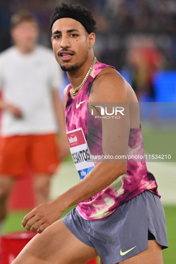 Almir DOS SANTOS (BRA) competes in Triple Jump Men during the IAAF Wanda Diamond League: Golden Gala Pietro Mennea at Olympic Stadium in Rom...