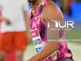 Almir DOS SANTOS (BRA) competes in Triple Jump Men during the IAAF Wanda Diamond League: Golden Gala Pietro Mennea at Olympic Stadium in Rom...