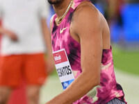 Almir DOS SANTOS (BRA) competes in Triple Jump Men during the IAAF Wanda Diamond League: Golden Gala Pietro Mennea at Olympic Stadium in Rom...