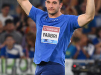 Leonardo Fabbri (ITA) competes in Shot Put Men during the IAAF Wanda Diamond League: Golden Gala Pietro Mennea at Olympic Stadium in Rome, I...