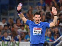 Leonardo Fabbri (ITA) competes in Shot Put Men during the IAAF Wanda Diamond League: Golden Gala Pietro Mennea at Olympic Stadium in Rome, I...