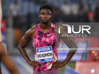 Bryce Deadmon (USA) competes in the 400m Men during the IAAF Wanda Diamond League: Golden Gala Pietro Mennea at Olympic Stadium in Rome, Ita...