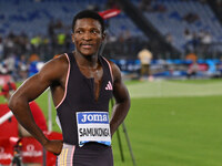 Muzala SAMUKONGA (ZAM) competes in the 400m Men during the IAAF Wanda Diamond League: Golden Gala Pietro Mennea at Olympic Stadium in Rome,...