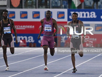 Muzala SAMUKONGA (ZAM) competes in the 400m Men during the IAAF Wanda Diamond League: Golden Gala Pietro Mennea at Olympic Stadium in Rome,...