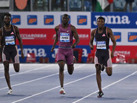 Muzala SAMUKONGA (ZAM) competes in the 400m Men during the IAAF Wanda Diamond League: Golden Gala Pietro Mennea at Olympic Stadium in Rome,...