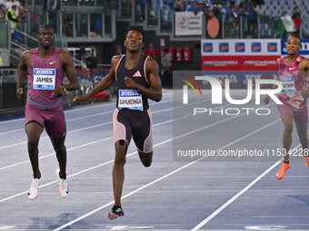 Muzala SAMUKONGA (ZAM) competes in the 400m Men during the IAAF Wanda Diamond League: Golden Gala Pietro Mennea at Olympic Stadium in Rome,...