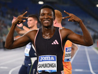 Muzala SAMUKONGA (ZAM) competes in the 400m Men during the IAAF Wanda Diamond League: Golden Gala Pietro Mennea at Olympic Stadium in Rome,...